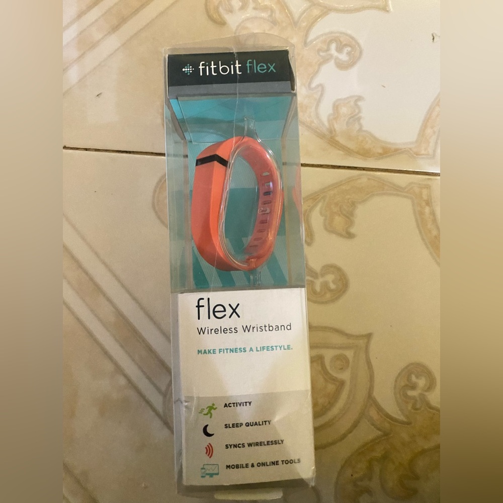 Cute Orange Fitbit Flex!